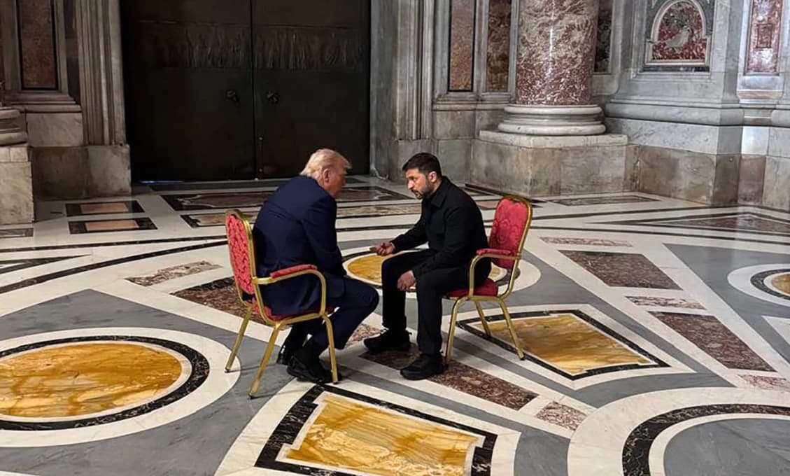 NOVÉ fakty odhalené: Čo skutočne zaznelo medzi Trumpom a Zelenským na pohrebe pápeža