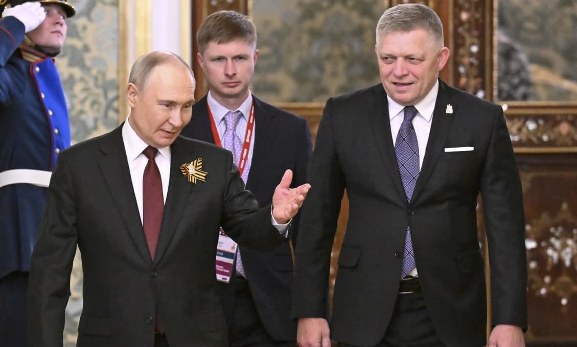Fico sa v Moskve stretol s Putinom, nesúhlasí s politikou „novej železnej opony“