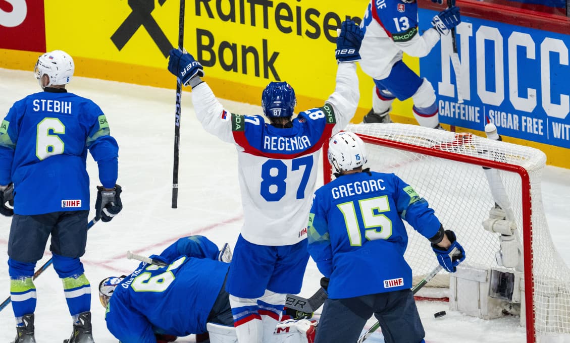 MS v hokeji 2025: Slovensko porazilo Slovinsko