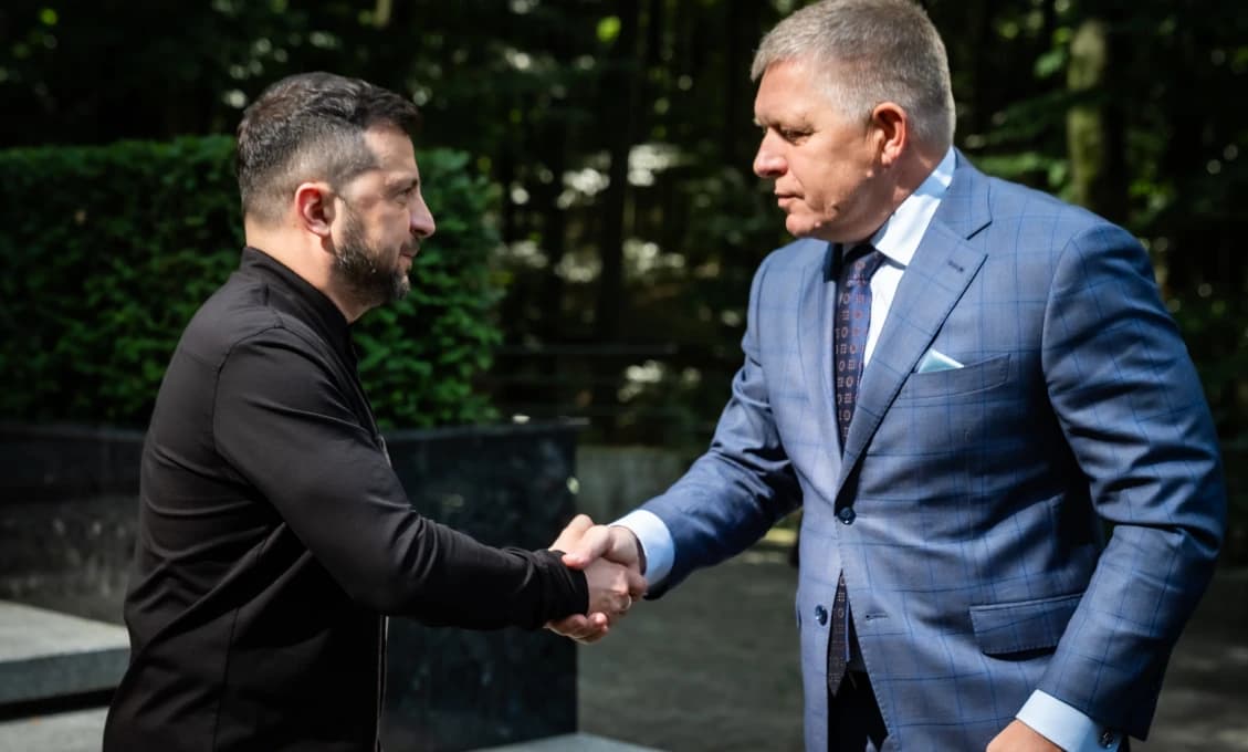 Fico želá Ukrajine spravodlivý mier aj európsku perspektívu. "Nie energiám z Ruska," vyhlásil Zelenský