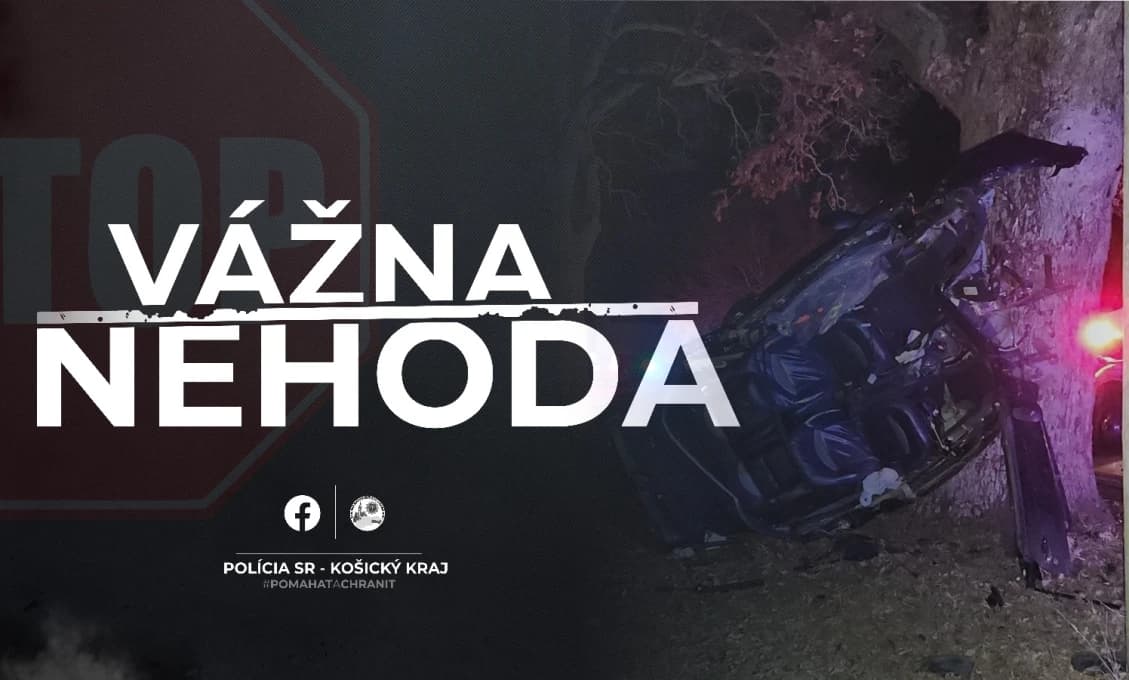 VÁŽNA NEHODA! Zasahujú záchranári, cestu uzavreli (FOTO)