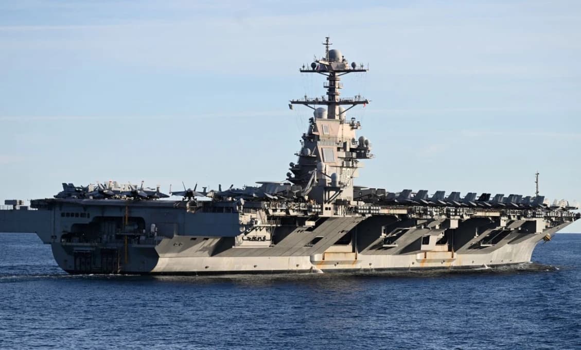 Ďalší incident: USS Gerald R. Ford čelí ďalšiemu problému na Blízkom východe