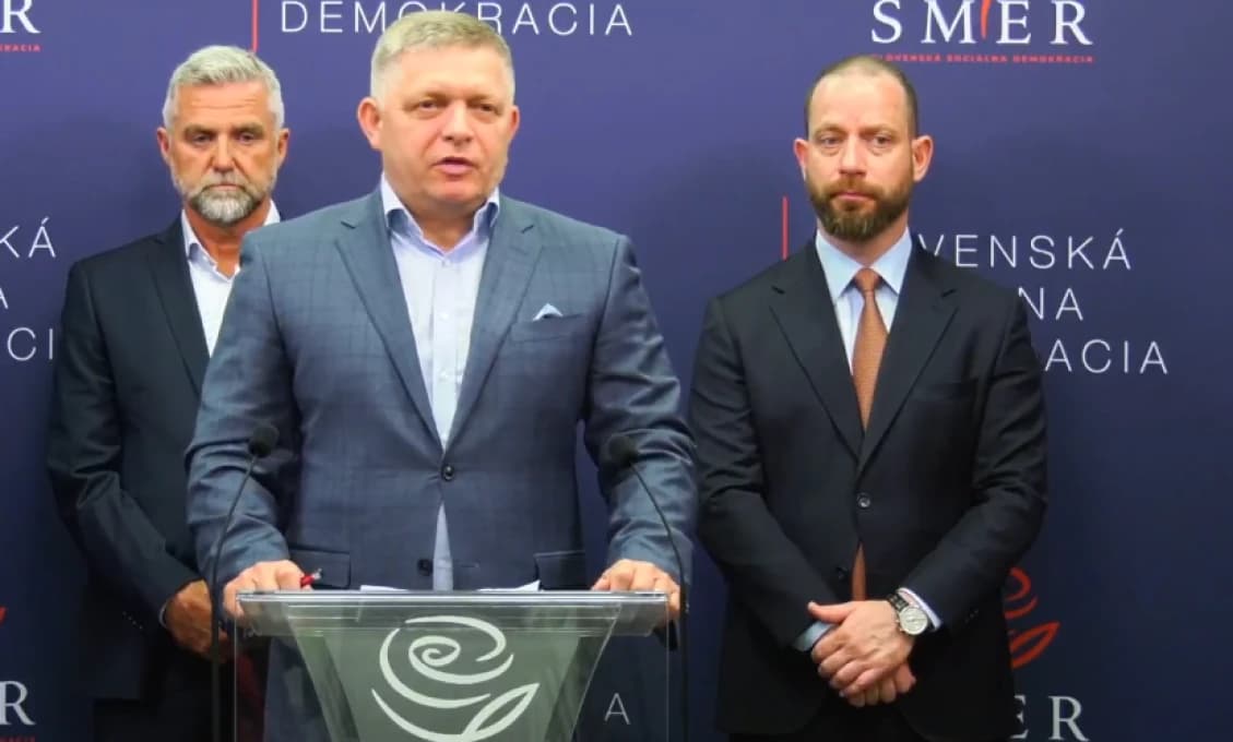 NAŽIVO: Tlačová konferencia premiéra R. Fica, T. Gašpara a M. Paru na aktuálne témy
