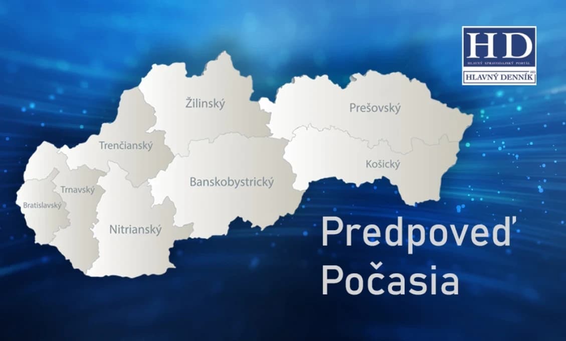 Predpoveď počasia pre Slovensko na piatok 5. júna