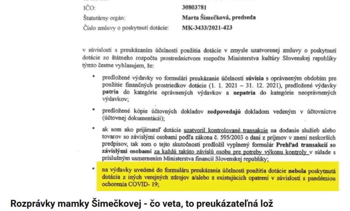 Potvrdené: Matka Šimečková podojila štát duplicitne aj neoprávnene! Ministrov audit smeruje k sankciám