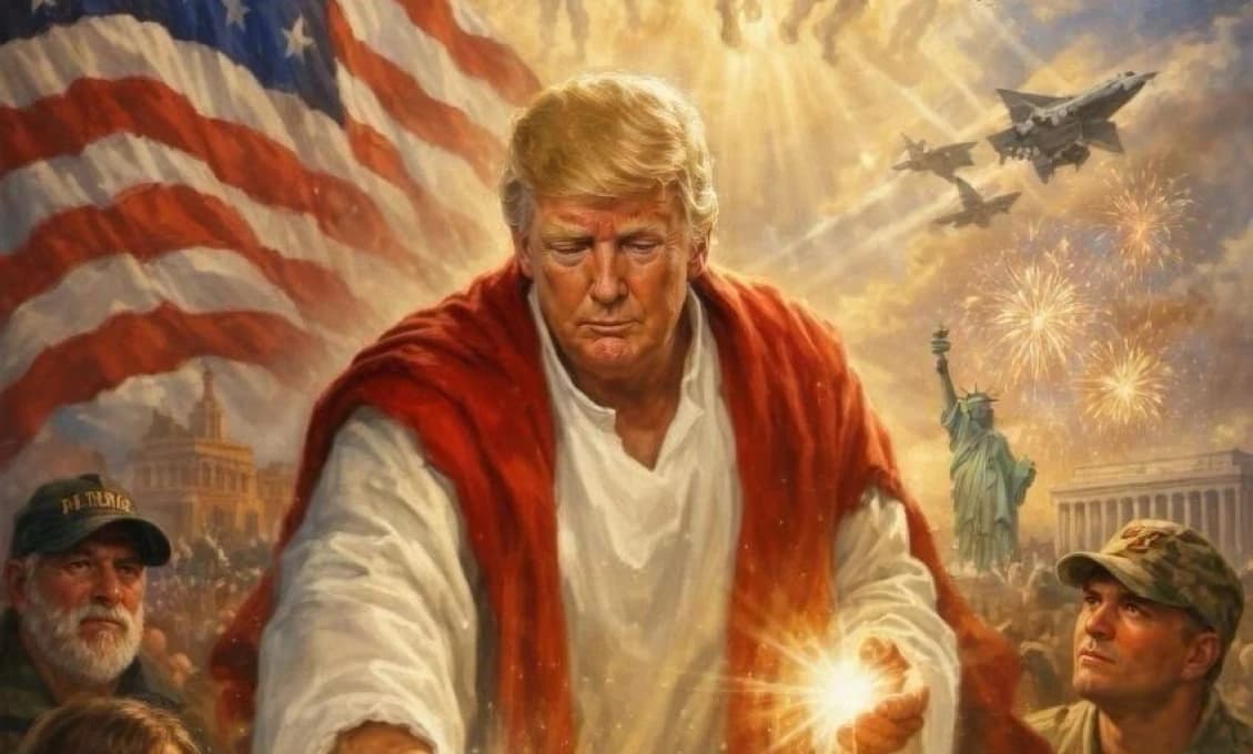 Trump šokoval svet: v rúchu Ježiša „uzdravoval“ ľudí! Internet vybuchol, veriaci zúria