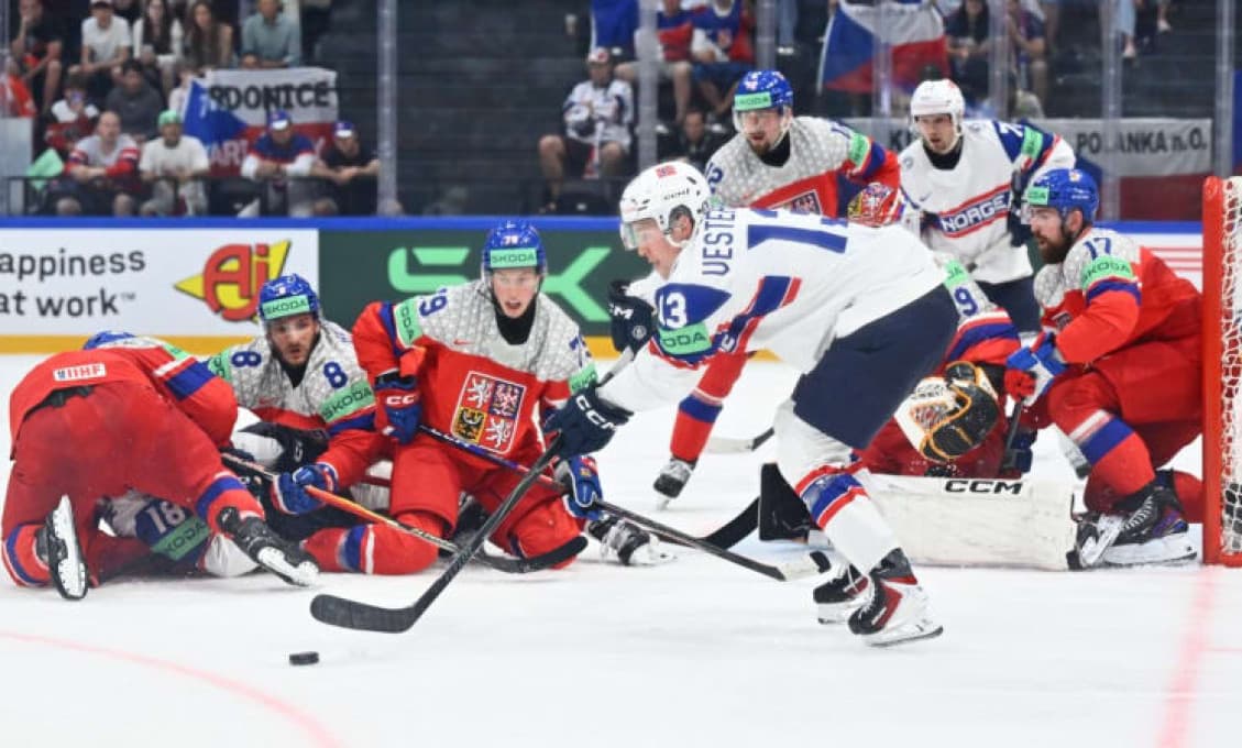 Debakel Čechov proti Nórsku riadila posila z NHL