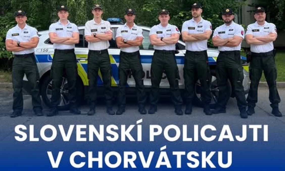 Slovenskí policajti budú aj toto leto nasadení v Chorvátsku